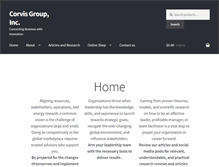 Tablet Screenshot of corvisgroup.com